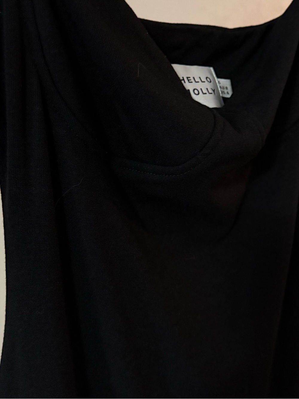 🖤 Hello Molly Black Cowl Neck Maxi Slip Dress | Size S / US 4 - Picture 8 of 8